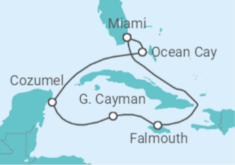 Jamaica, Grand Cayman & OCean Cay Cruise itinerary  - MSC Cruises