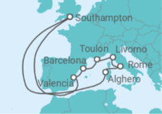 Spain, Italy Cruise itinerary  - Princess Cruises