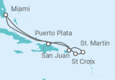 From Miami to St. Croix Cruise itinerary  - Virgin Voyages