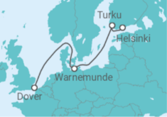 Helsinki to Dover Cruise itinerary  - Fred Olsen