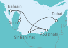 United Arab Emirates All Inc. Cruise itinerary  - MSC Cruises