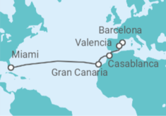 Mediterranean, Morocco to Miami Cruise itinerary  - Virgin Voyages