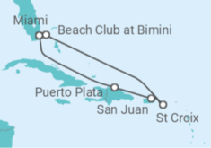 Puerto Rican Nights & St. Croix Delights Cruise itinerary  - Virgin Voyages