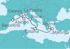 Ancient Aegean to The Modern Med Cruise itinerary  - Virgin Voyages