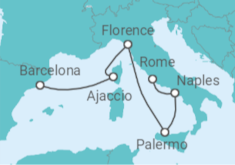 Spanish & Italian Hot Spots Cruise itinerary  - Virgin Voyages
