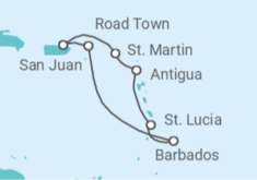 British Virgin Islands, Barbados, Saint Lucia, Antigua And Barbuda, Sint Maarten Cruise itinerary  - Virgin Voyages