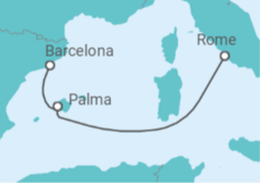 Spain All Inc. Cruise itinerary  - MSC Cruises