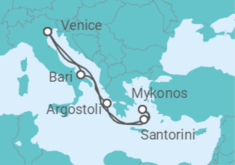 Italy, Greece Cruise itinerary  - Costa Cruises