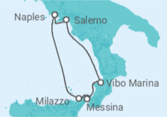 Naples, the Amalfi Coast, and Sicily (port-to-port package) Cruise itinerary  - CroisiMer