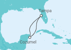 4-Day Western Caribbean Cruise itinerary  - Carnival Cruise Line