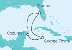 5-Day Western Caribbean Cruise itinerary  - Carnival Cruise Line