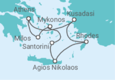Idyllic Aegean 2026 Cruise itinerary  - Celestyal Cruises