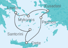 Greece, Turkey Cruise itinerary  - Celestyal Cruises