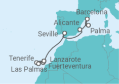 Canary Islands Cruise itinerary  - AIDA