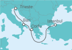 Greece, Italy All Inc. Cruise itinerary  - MSC Cruises