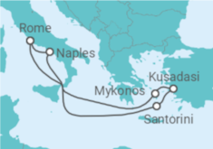 Greece, Turkey, Italy All Inc. Cruise itinerary  - MSC Cruises