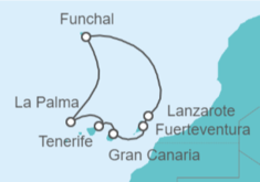 Canary Islands All Inc. Cruise itinerary  - MSC Cruises