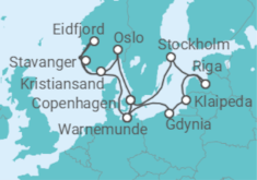 Germany, Norway, Denmark, Poland, Lithuania, Latvia, Sweden Cruise itinerary  - MSC Cruises