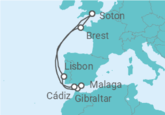 Portugal, Gibraltar, Spain Cruise itinerary  - MSC Cruises