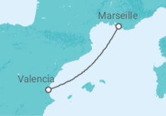 Valencia to Marseille Cruise itinerary  - Costa Cruises