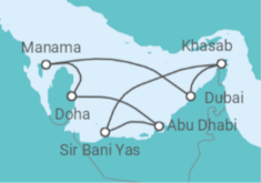 Desert Days from Dubai Fly-Cruise Cruise itinerary  - Celestyal Cruises