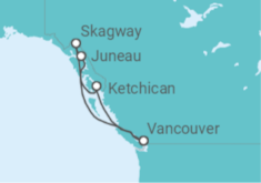 Alaska Cruise itinerary  - Holland America Line