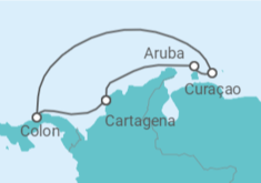 Colombia, Aruba, Curaçao Cruise itinerary  - Royal Caribbean