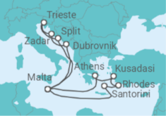 Greece, Turkey, Malta, Croatia, Italy Cruise itinerary  - PO Cruises