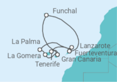 Canary Islands Cruise itinerary  - AIDA