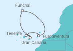 Canary Islands Cruise itinerary  - AIDA