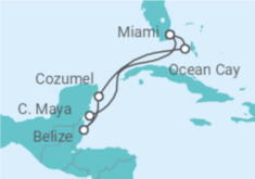 Mexico, Belize All Inc. Cruise itinerary  - MSC Cruises