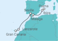 Canary Islands Cruise itinerary  - AIDA