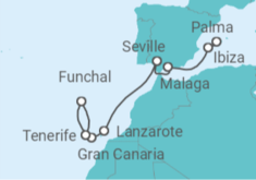 Canary Islands Cruise itinerary  - AIDA