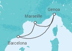 Spain, Italy Cruise itinerary  - Costa Cruises