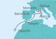 Morocco & Spain - Tenerife to Marseille Cruise itinerary  - Costa Cruises