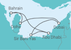 United Arab Emirates, Qatar Cruise itinerary  - MSC Cruises