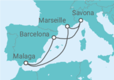 France, Italy, Spain Cruise itinerary  - Costa Cruises