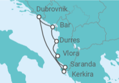 The Splendors of the Northern Adriatic Sea (port-to-port cruise) Cruise itinerary  - CroisiMer