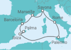 Spain, Italy Cruise itinerary  - Costa Cruises