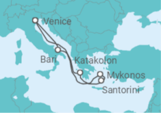 Italy, Greece Cruise itinerary  - Costa Cruises