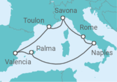 Italy, France, Spain Cruise itinerary  - Costa Cruises