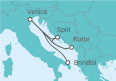 Montenegro, Croatia, Italy All Inc. Cruise itinerary  - MSC Cruises