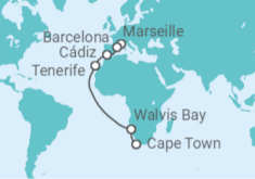 Marseille to Cape Town Cruise itinerary  - Costa Cruises