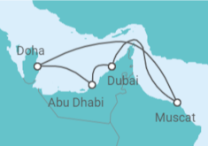 The Emirates, Omar & Qatar Cruise + Hotel in Dubai Cruise itinerary  - Costa Cruises