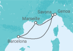 Spain, France Cruise itinerary  - Costa Cruises