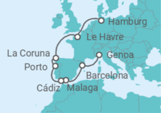 Spain, Portugal, France Cruise itinerary  - Costa Cruises