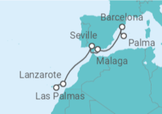 Canary Islands Cruise itinerary  - AIDA