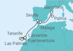 Canary Islands Cruise itinerary  - AIDA