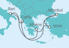 Greece, Italy, Turkey Cruise itinerary  - MSC Cruises