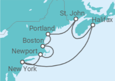 US, Canada Cruise itinerary  - Princess Cruises